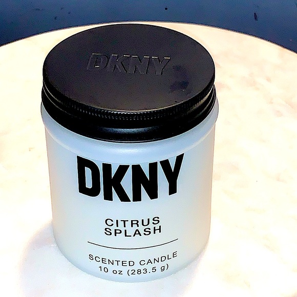 DKNY CANDLE CITRUS SPLASH SCENTED NEW 10.oz NEW 1 WICK - Picture 2 of 4